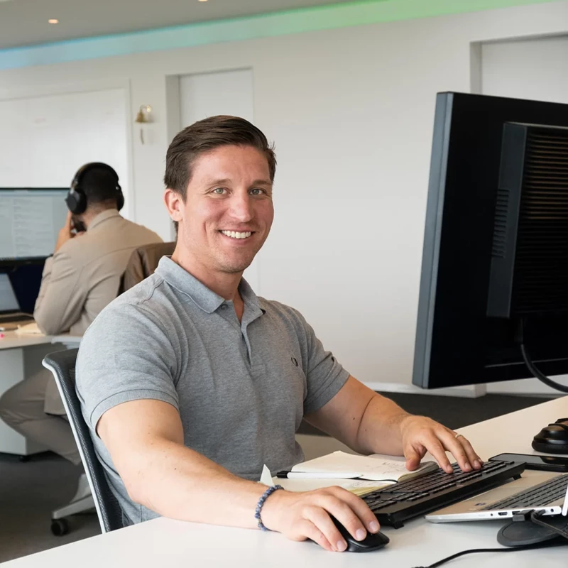 Recruiter at work